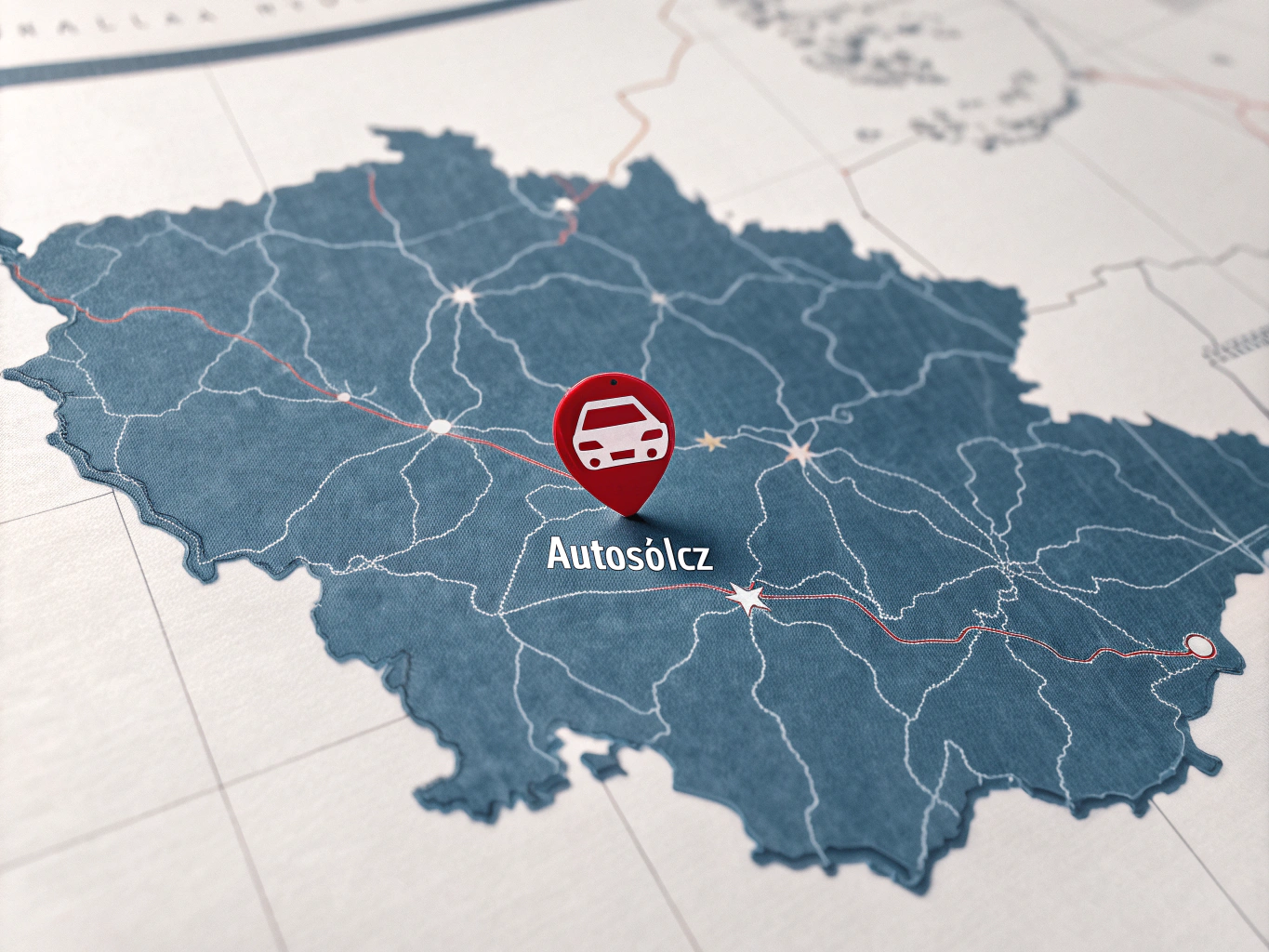 Mapa mýtných dálnic v České republice